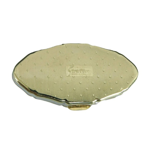 Vintage Stratton Pill Box Guilloche Enamel England - Picture 7 of 10